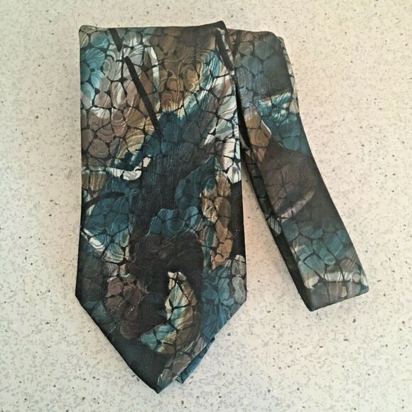 Vintage Oleg Cassini neck tie retro designer mod - Picture 1 of 6